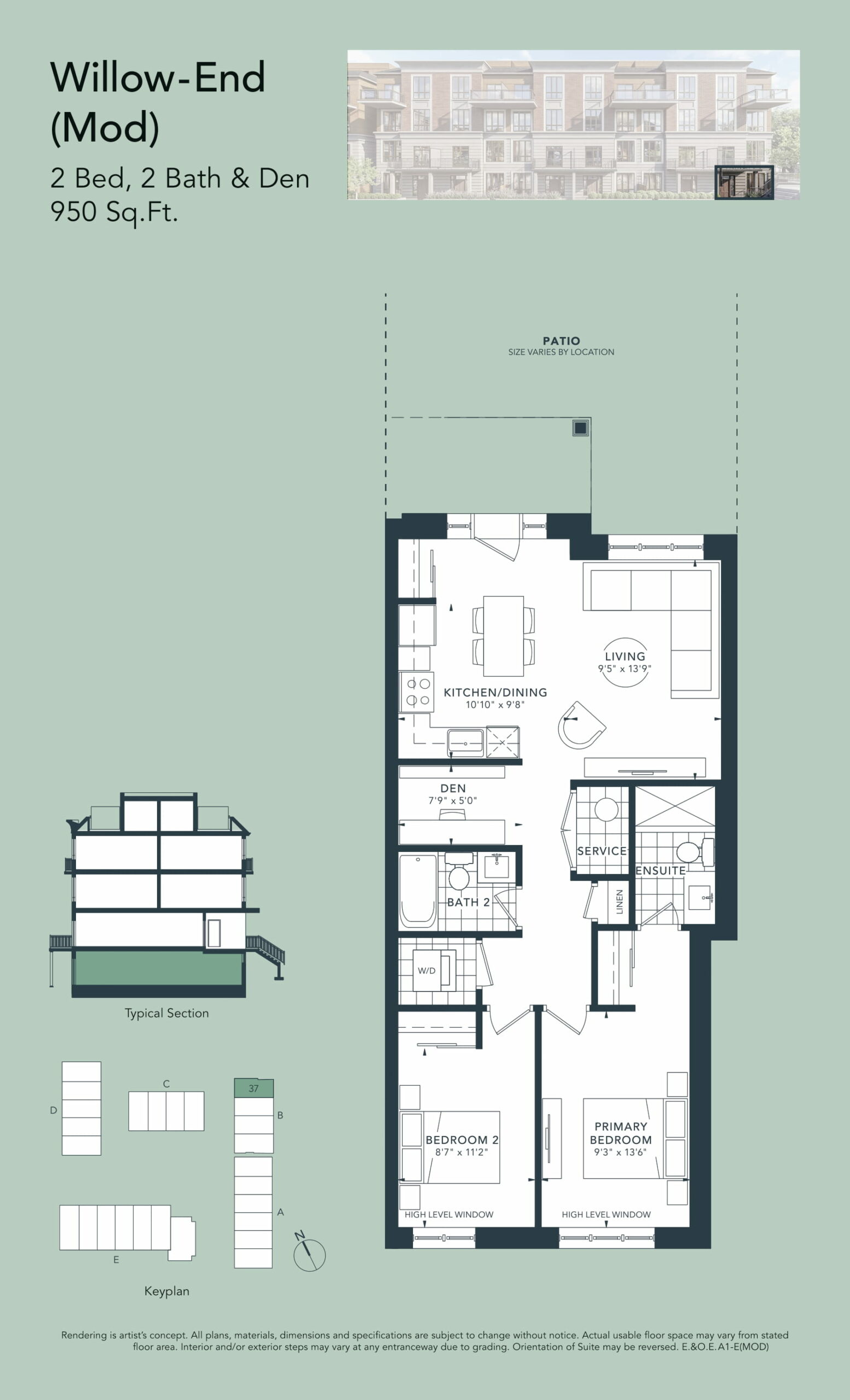 Applewood Towns 2 Bedroom Floorplans-04